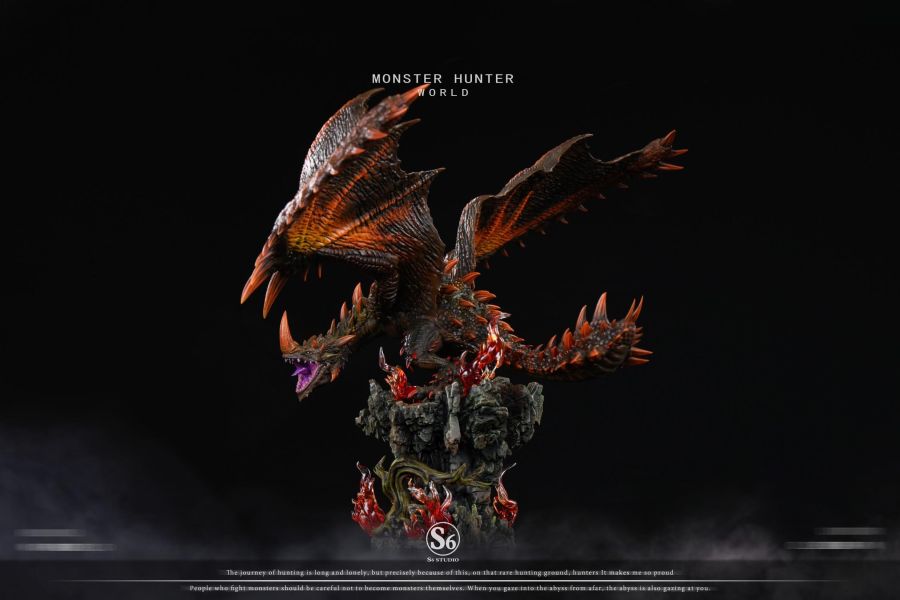 【預購】S6 茶棘龍 魔物獵人 心蹤,shinzou,GK,雕像,公仔,玩具,模型,一番賞,GK模型,GK雕像