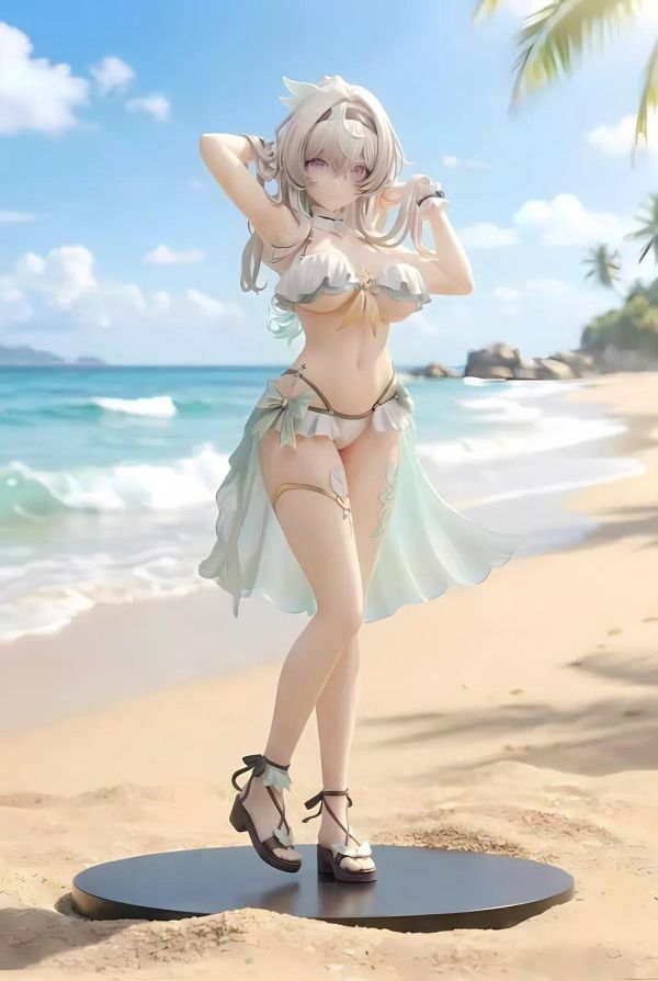 【預購】亮鏟塗裝 流螢 水著泳裝版 崩壞:星穹鐵道 心蹤,shinzou,GK,雕像,公仔,玩具,模型,一番賞,GK模型,GK雕像