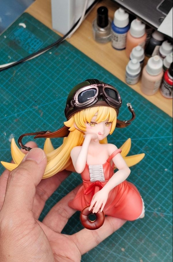 【預購】QuietArt 粉裙小忍 忍野忍 物語系列 心蹤,shinzou,GK,雕像,公仔,玩具,模型,一番賞,GK模型,GK雕像