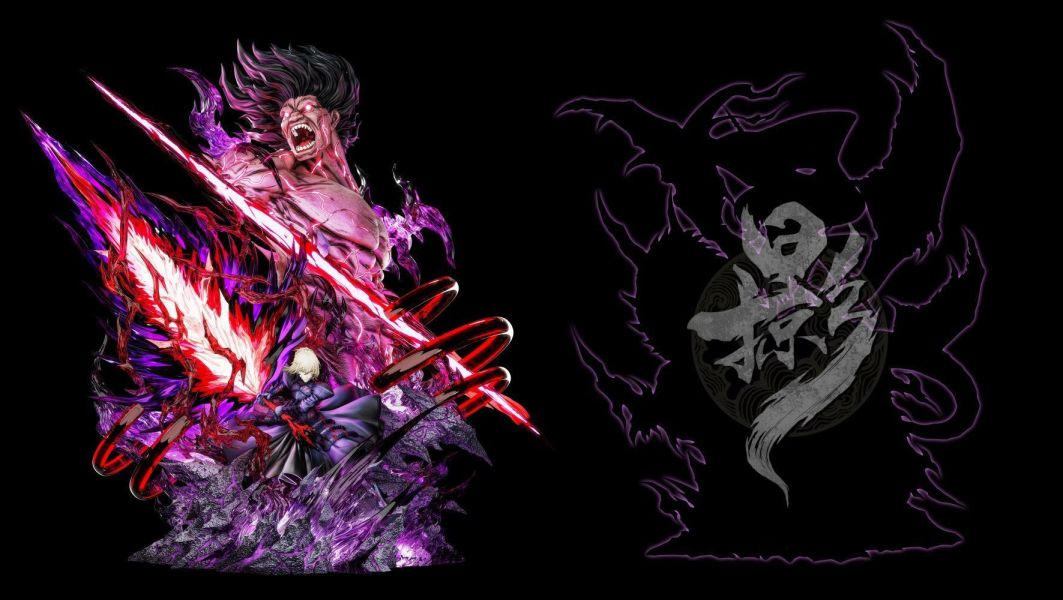 【預購】掠影×DEMONS 黑毛 saber Fate 心蹤,shinzou,GK,雕像,公仔,玩具,模型,一番賞,GK模型,GK雕像
