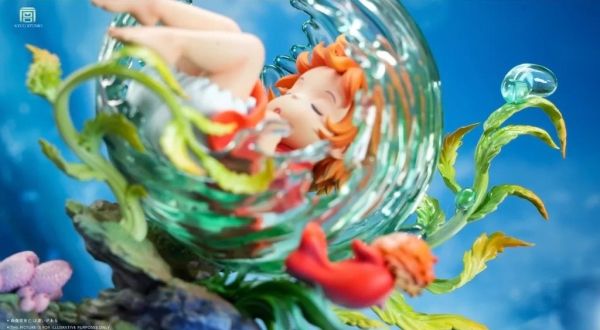 【預購】宮作坊 KYUU 睡夢金魚姬 崖上的波妞 宮崎駿 心蹤,shinzou,GK,雕像,公仔,玩具,模型,一番賞,GK模型,GK雕像