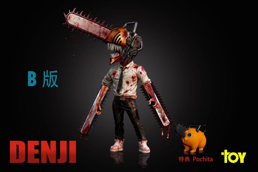 【預購】TOY 電次 鏈鋸人 心蹤,shinzou,GK,雕像,公仔,玩具,模型,一番賞,GK模型,GK雕像