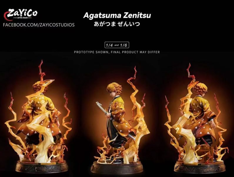 【預購】Zayico 我妻善逸 鬼滅之刃 心蹤,shinzou,GK,雕像,公仔,玩具,模型,一番賞,GK模型,GK雕像