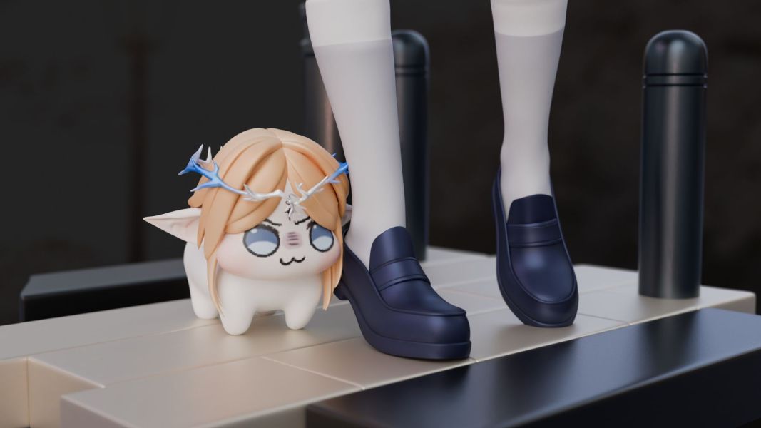 【預購】千本櫻工造 JK小卡 卡提希婭 鳴潮 心蹤,shinzou,GK,雕像,公仔,玩具,模型,一番賞,GK模型,GK雕像