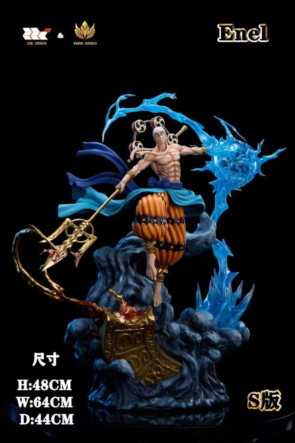 【預購】Zzk×Verve 雷神艾涅爾 海賊王 心蹤,shinzou,GK,雕像,公仔,玩具,模型,一番賞,GK模型,GK雕像