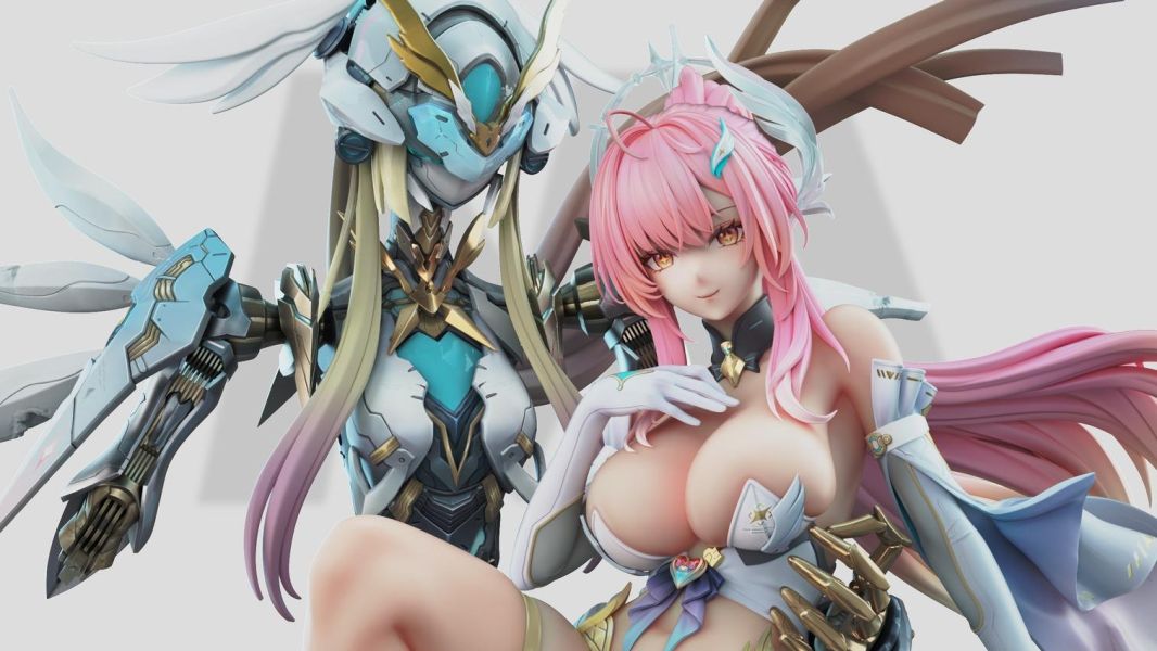 【預購】New Age 小愛機甲 愛彌斯 鳴潮 心蹤,shinzou,GK,雕像,公仔,玩具,模型,一番賞,GK模型,GK雕像