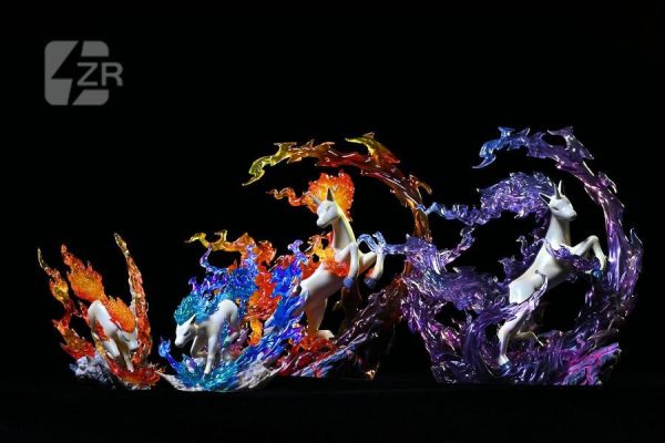 【預購】ZR 烈焰馬進化組 雙配色 寶可夢 神奇寶貝 心蹤,shinzou,GK,雕像,公仔,玩具,模型,一番賞,GK模型,GK雕像