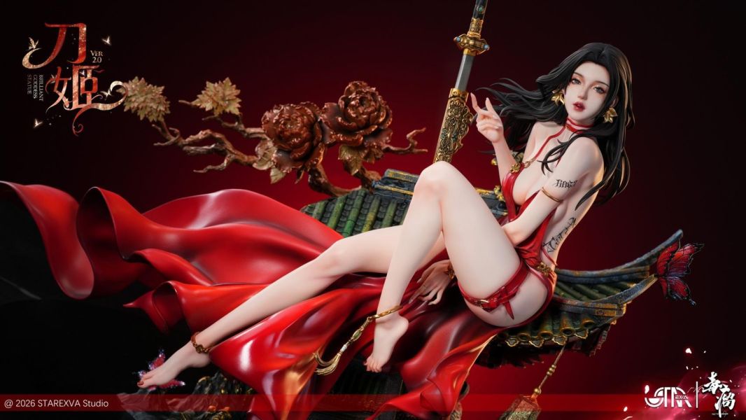 【預購】正版授權 STAREXVA 刀姬Ver.2 心蹤,shinzou,GK,雕像,公仔,玩具,模型,一番賞,GK模型,GK雕像