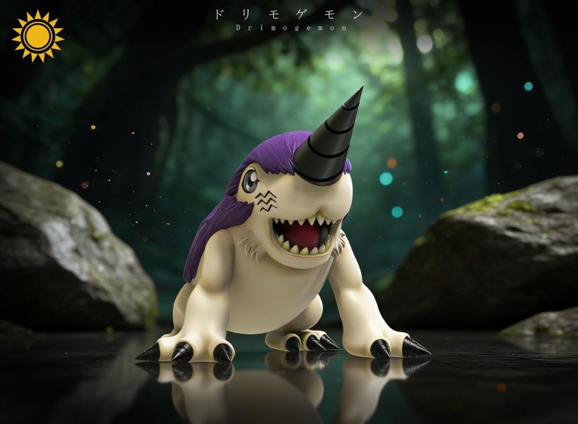 【預購】太陽模玩 鑽地獸 數碼寶貝 心蹤,shinzou,GK,雕像,公仔,玩具,模型,一番賞,GK模型,GK雕像