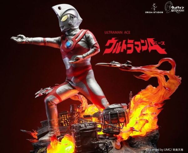 【預購】正版授權 Origin 經典奧特曼 艾斯場景雕像 超人力霸王 心蹤,shinzou,GK,雕像,公仔,玩具,模型,一番賞,GK模型,GK雕像