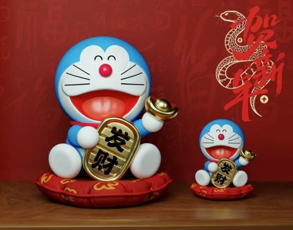 【預購】YC 拜年哆啦a夢 雙比例 心蹤,shinzou,GK,雕像,公仔,玩具,模型,一番賞,GK模型,GK雕像