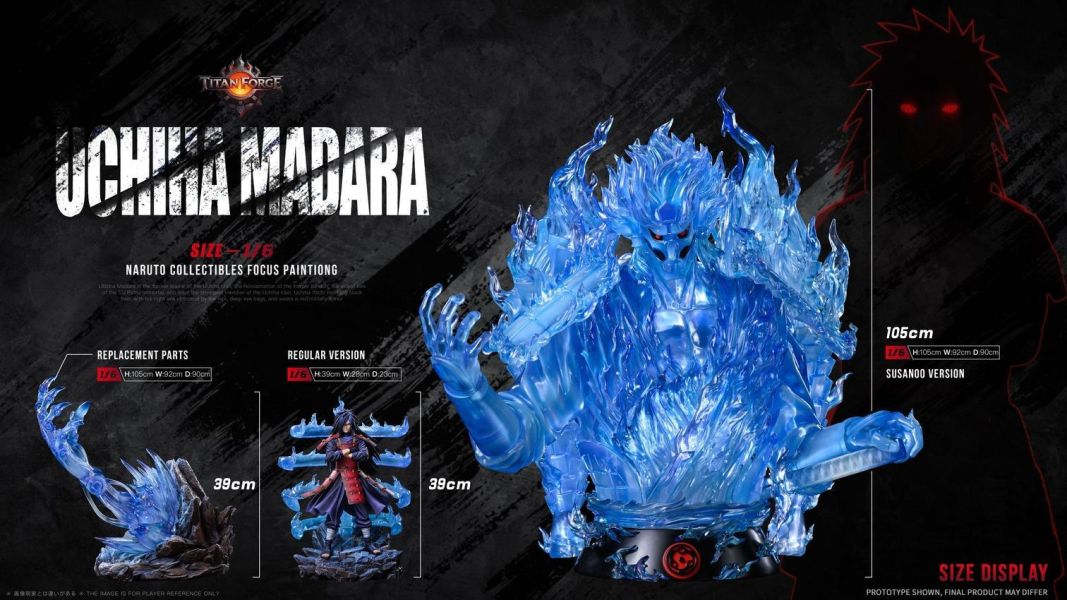 【預購】TITAN FORGE 宇智波斑 火影忍者 心蹤,shinzou,GK,雕像,公仔,玩具,模型,一番賞,GK模型,GK雕像