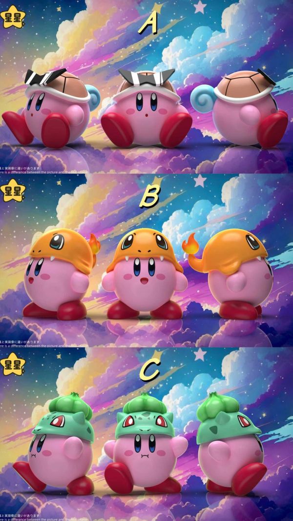 【預購】星星 星之卡比御三家 第一彈 寶可夢 心蹤,shinzou,GK,雕像,公仔,玩具,模型,一番賞,GK模型,GK雕像