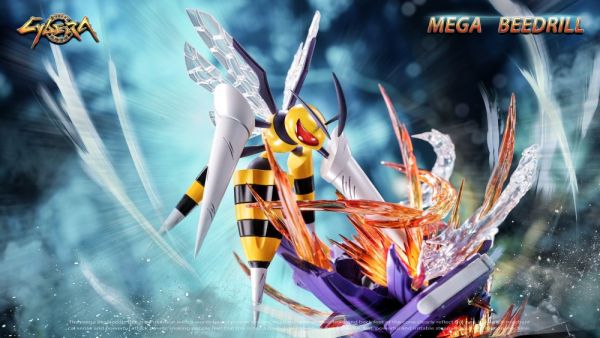 【預購】Cybera MEGA大針蜂遊戲機 寶可夢 心蹤,shinzou,GK,雕像,公仔,玩具,模型,一番賞,GK模型,GK雕像
