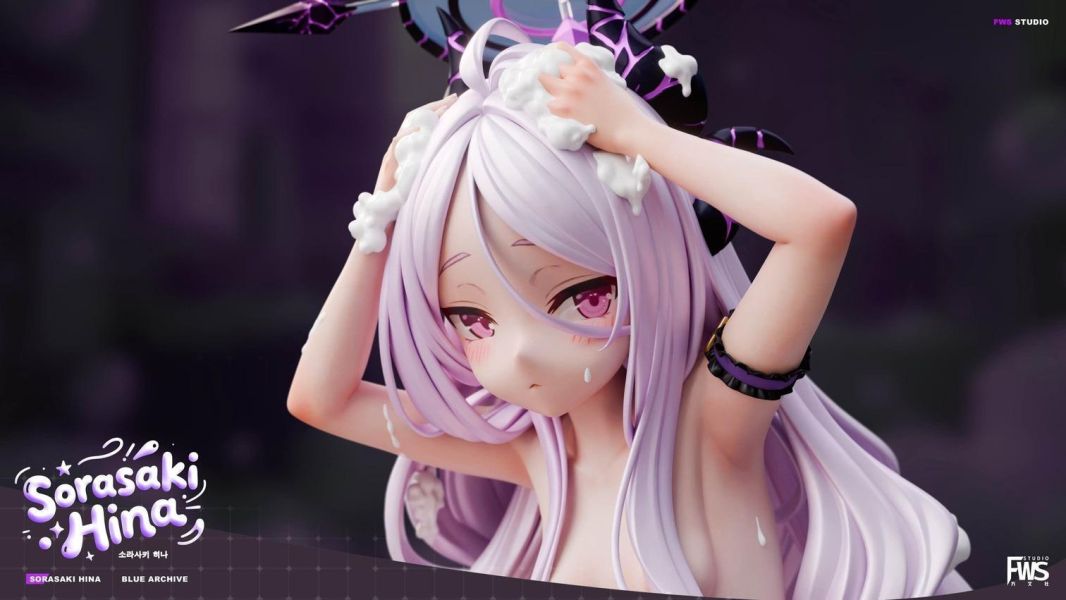 【預購】FWS 方文社 洗浴小蘿莉 空崎日奈 蔚藍檔案 心蹤,shinzou,GK,雕像,公仔,玩具,模型,一番賞,GK模型,GK雕像