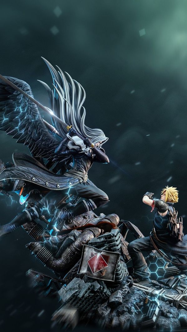 【預購】FANTASY 賽菲羅斯 克勞德 最終幻想 心蹤,shinzou,GK,雕像,公仔,玩具,模型,一番賞,GK模型,GK雕像