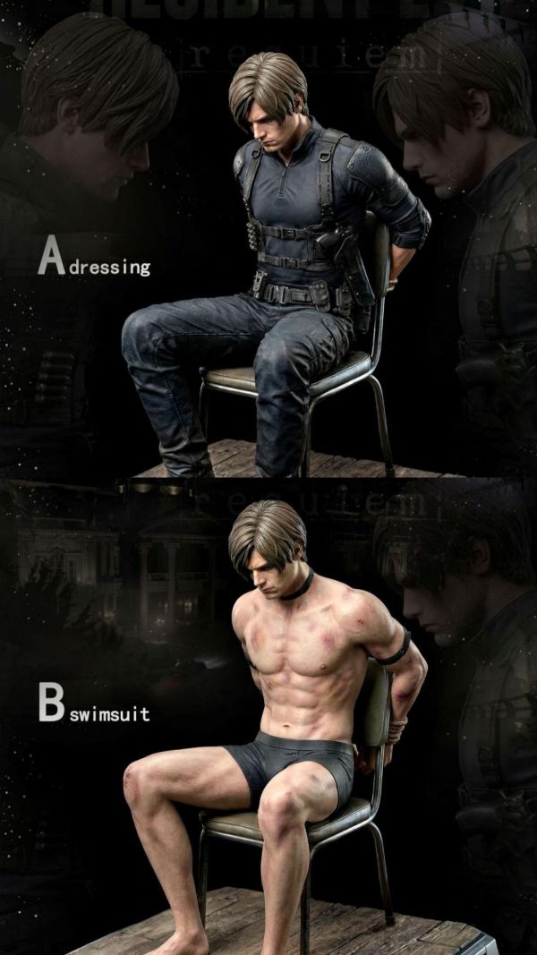 【預購】Raccoon City×Super Hero 里昂 惡靈古堡 心蹤,shinzou,GK,雕像,公仔,玩具,模型,一番賞,GK模型,GK雕像