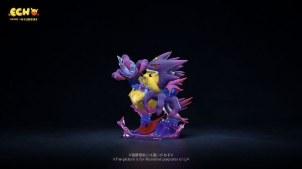 【預購】ECHO MEGA耿鬼皮卡丘 寶可夢 心蹤,shinzou,GK,雕像,公仔,玩具,模型,一番賞,GK模型,GK雕像
