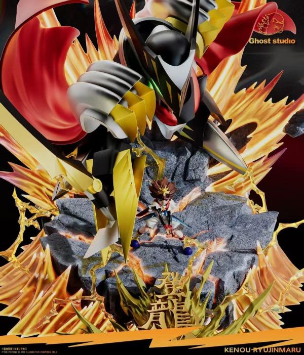 【預購】Ghost 幽靈 劍王龍神號 魔神英雄傳 心蹤,shinzou,GK,雕像,公仔,玩具,模型,一番賞,GK模型,GK雕像