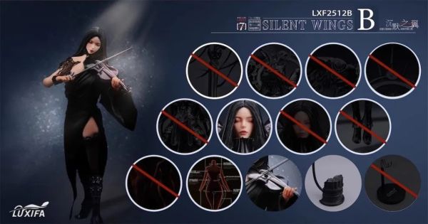 【預購】正版授權 路西法 LUXIFA 沉默之翼 心蹤,shinzou,GK,雕像,公仔,玩具,模型,一番賞,GK模型,GK雕像