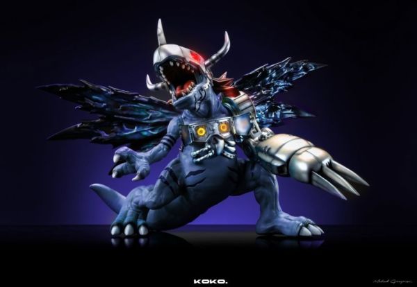 【預購】口口社 KOKO 機械暴龍獸 數碼寶貝 心蹤,shinzou,GK,雕像,公仔,玩具,模型,一番賞,GK模型,GK雕像