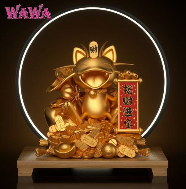 【預購】WAWA 招財貓喵喵2.0 雙配色 寶可夢 神奇寶貝 心蹤,shinzou,GK,雕像,公仔,玩具,模型,一番賞,GK模型,GK雕像