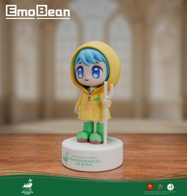 【預購】正版授權 EmoBean LUCE 梵諦岡娃娃 2025世博會吉祥物 心蹤,shinzou,GK,雕像,公仔,玩具,模型,一番賞,GK模型,GK雕像