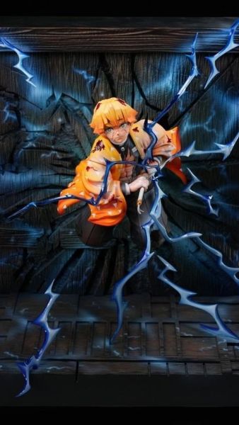 【預購】大有 雷電黃毛小子 善逸 鬼滅之刃 心蹤,shinzou,GK,雕像,公仔,玩具,模型,一番賞,GK模型,GK雕像