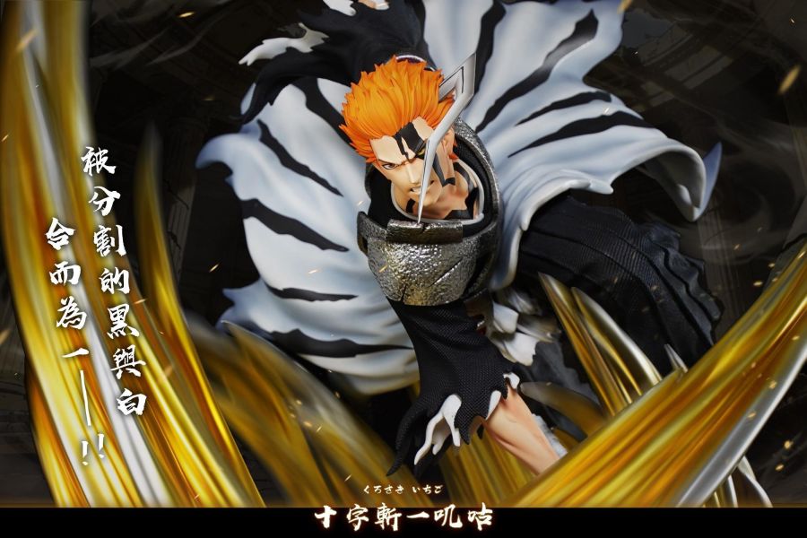 【預購】HXHENG×CHENG 雙刀十字斬一嘰咕 一護 死神 心蹤,shinzou,GK,雕像,公仔,玩具,模型,一番賞,GK模型,GK雕像
