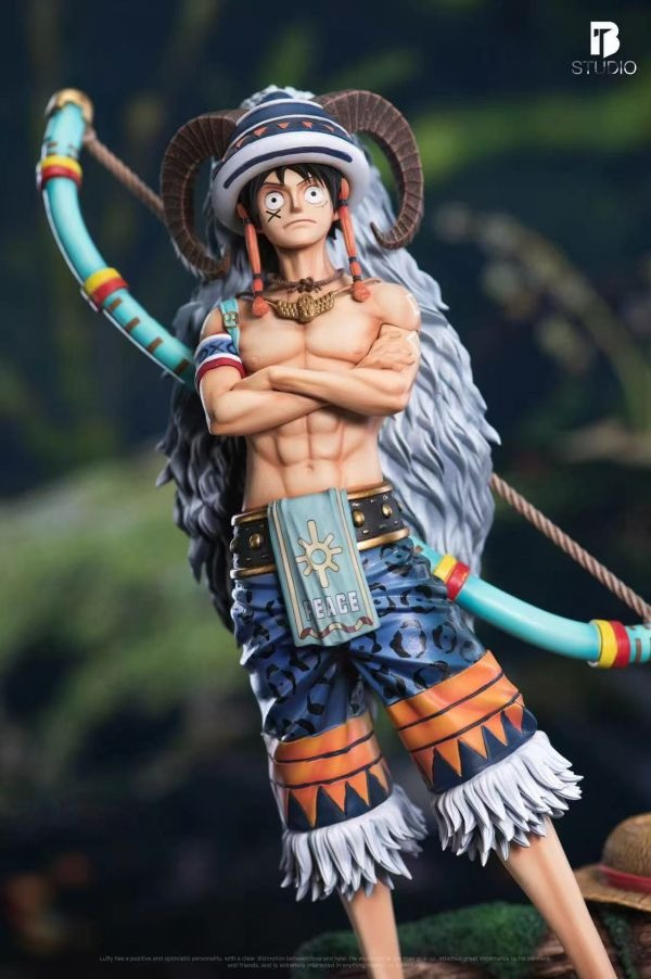 【預購】BT 酋長魯夫 海賊王 心蹤,shinzou,GK,雕像,公仔,玩具,模型,一番賞,GK模型,GK雕像