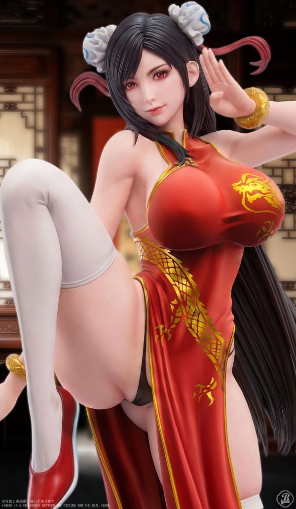【預購】BBSD 旗袍 功夫蒂法 最終幻想 心蹤,shinzou,GK,雕像,公仔,玩具,模型,一番賞,GK模型,GK雕像