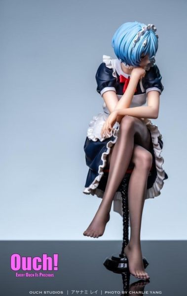 【預購】Ouch 女僕裝少女 綾波零 EVA新世紀福音戰士 心蹤,shinzou,GK,雕像,公仔,玩具,模型,一番賞,GK模型,GK雕像