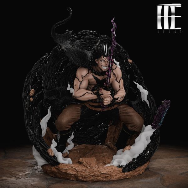 【預購】Héroe Collectibles 夜見 團長 黑色暴牛 黑色五葉草 心蹤,shinzou,GK,雕像,公仔,玩具,模型,一番賞,GK模型,GK雕像