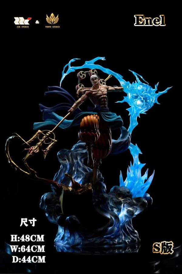 【預購】Zzk×Verve 雷神艾涅爾 海賊王 心蹤,shinzou,GK,雕像,公仔,玩具,模型,一番賞,GK模型,GK雕像