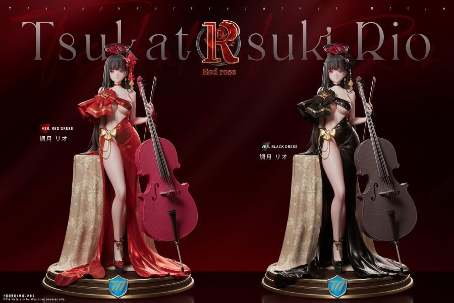 【預購】Red Rose 調月莉音 Rio 禮服Ver. 蔚藍檔案 心蹤,shinzou,GK,雕像,公仔,玩具,模型,一番賞,GK模型,GK雕像