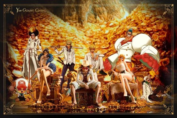 【預購】月光城 黃金城娜美 海賊王 心蹤,shinzou,GK,雕像,公仔,玩具,模型,一番賞,GK模型,GK雕像