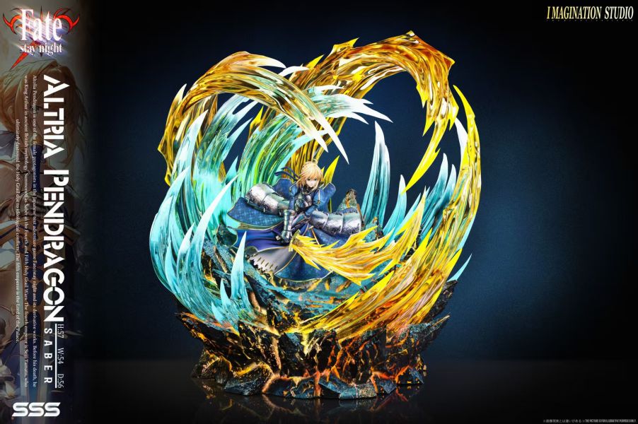 【預購】Imagination YY 亞瑟王 saber Fate 心蹤,shinzou,GK,雕像,公仔,玩具,模型,一番賞,GK模型,GK雕像