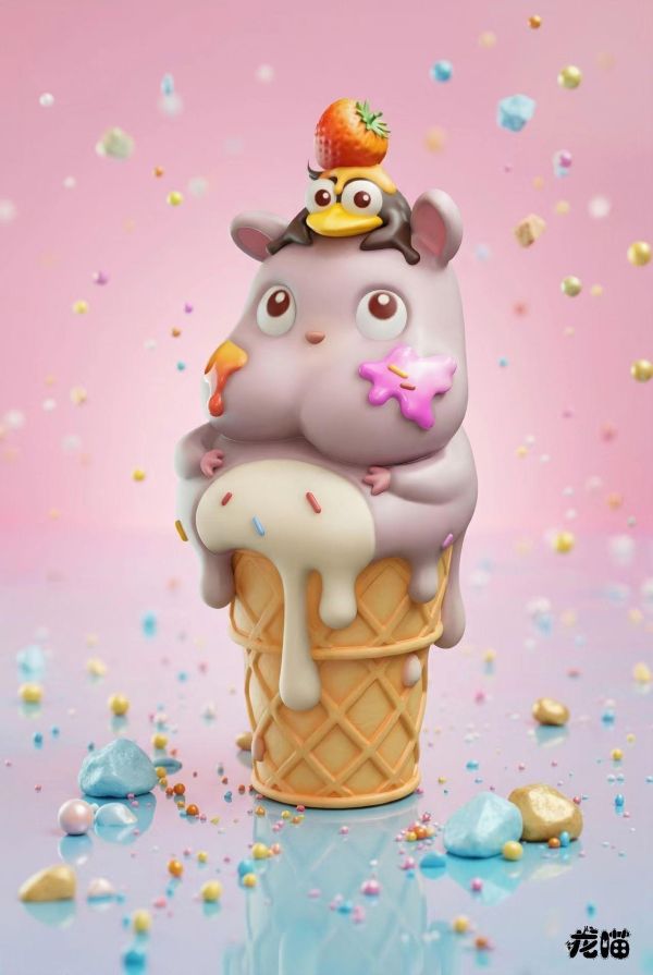 【預購】龍喵 坊寶寶冰淇淋 神隱少女 宮崎駿 心蹤,shinzou,GK,雕像,公仔,玩具,模型,一番賞,GK模型,GK雕像