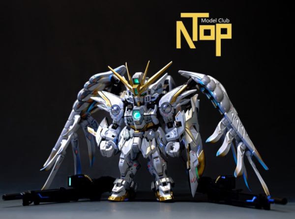 【預購】繁星×NoTop MGSD飛翼鋼彈零式 矮星炮 白雪姬配色 新機動戰記鋼彈 心蹤,shinzou,GK,雕像,公仔,玩具,模型,一番賞,GK模型,GK雕像