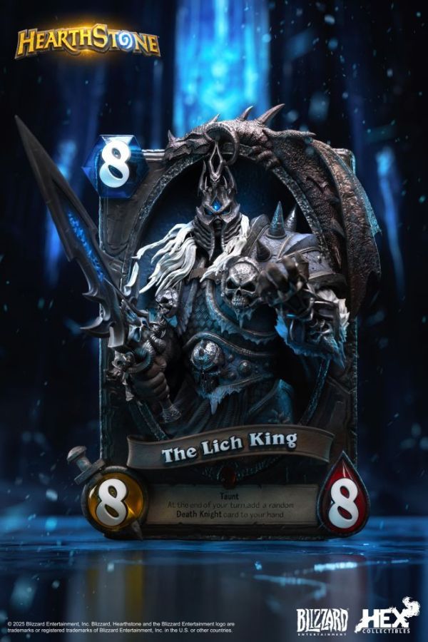 【預購】正版授權 HEX Collectibles 巫妖王卡牌 爐石戰記 心蹤,shinzou,GK,雕像,公仔,玩具,模型,一番賞,GK模型,GK雕像