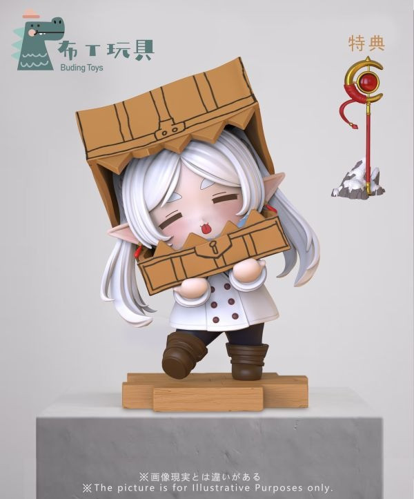 【預購】Buding Toys Q版紙箱芙莉蓮 葬送的芙莉蓮 心蹤,shinzou,GK,雕像,公仔,玩具,模型,一番賞,GK模型,GK雕像