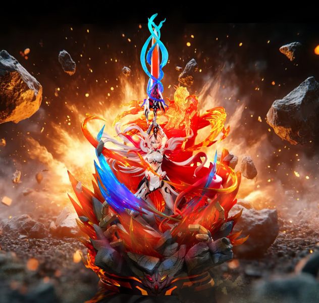 【預購】HFK 琪亞娜 薪炎永燃 崩壞3 心蹤,shinzou,GK,雕像,公仔,玩具,模型,一番賞,GK模型,GK雕像