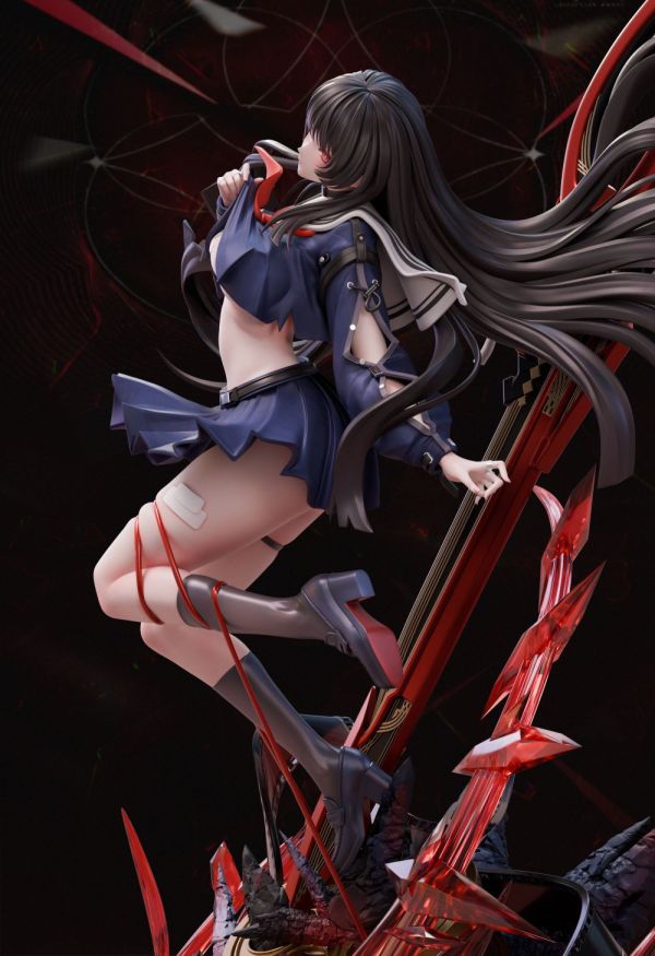 【預購】迷因 黑長直美少女時咲 千咲 鳴潮 心蹤,shinzou,GK,雕像,公仔,玩具,模型,一番賞,GK模型,GK雕像