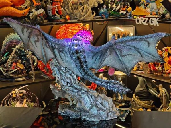 【預購】龍之邊境 Dragon Frontier 銀火龍 大尺寸版 魔物獵人 心蹤,shinzou,GK,雕像,公仔,玩具,模型,一番賞,GK模型,GK雕像