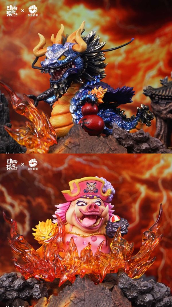 【預購】JacksDo 動物cos 凱多 大媽 海賊王 心蹤,shinzou,GK,雕像,公仔,玩具,模型,一番賞,GK模型,GK雕像