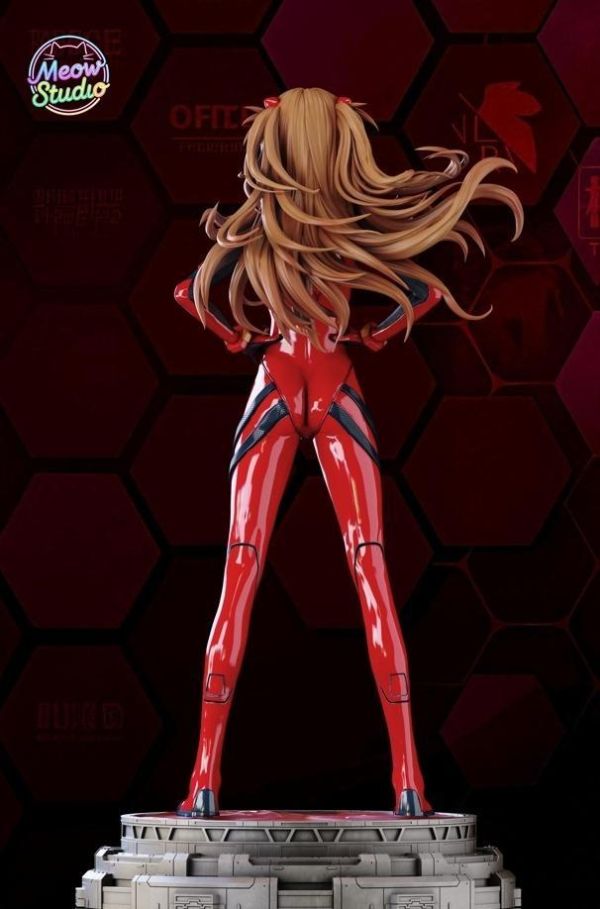 【預購】Meow 明日香 首次登場 戰鬥服 EVA新世紀福音戰士 1/4 心蹤,shinzou,GK,雕像,公仔,玩具,模型,一番賞,GK模型,GK雕像