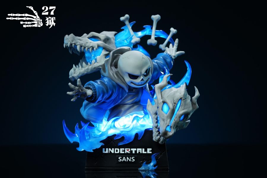 【預購】27獄 sans半身像 Undertale 傳說之下 心蹤,shinzou,GK,雕像,公仔,玩具,模型,一番賞,GK模型,GK雕像