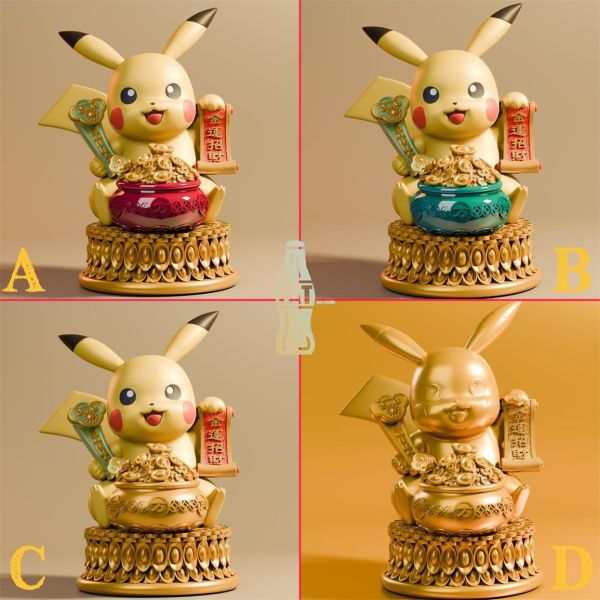 【預購】FAT BOY丨寶可夢 神奇寶貝 招財皮卡丘 四版本 心蹤 𝑺𝒉𝒊𝒏𝒁𝒐𝒖,心蹤,ShinZou,心蹤GK,心粽GK,心綜GK,心縱GK,新宗GK,新縱GK,新粽GK,新蹤GK,火影忍者GK,海賊王GK,七龍珠GK,巨人GK,間諜家家酒GK,咒術迴戰GK,GK