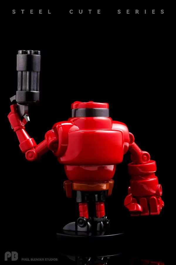 【預購】Pixel blender PB Steelhellboy 鋼鐵萌新 心蹤,shinzou,GK,雕像,公仔,玩具,模型,一番賞,GK模型,GK雕像