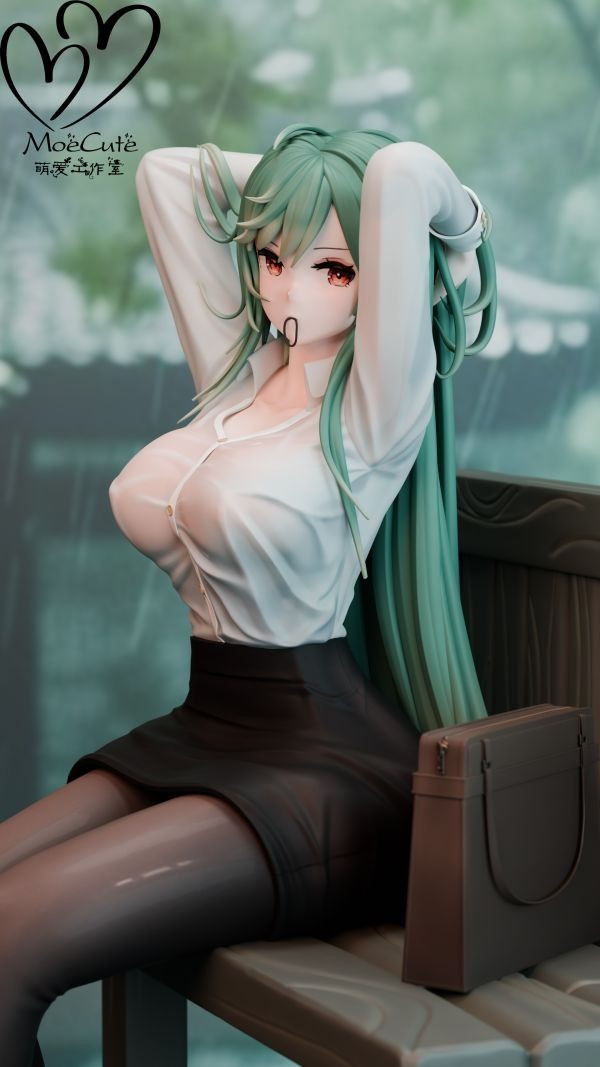 【預購】MoeCute 萌愛 利托里奧 濕身OL服 碧藍航線 心蹤,shinzou,GK,雕像,公仔,玩具,模型,一番賞,GK模型,GK雕像